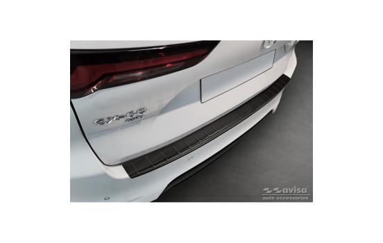 Black stainless steel bumper protector suitable for Mazda CX-60 2022- 'Ribs'