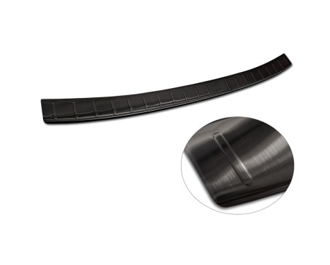 Black stainless steel bumper protector suitable for Mazda CX-60 2022- 'Ribs', Image 6