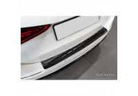 Black stainless steel bumper protector suitable for Mercedes C-Class W206 Kombi 2021- 'Ribs'