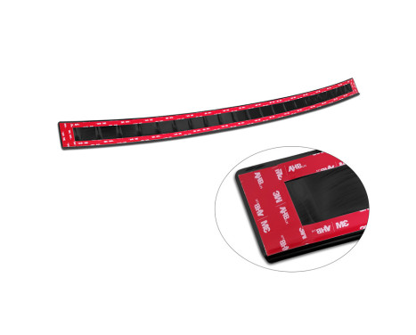 Black stainless steel bumper protector suitable for Mercedes GLC II (X254) 2022- 'Ribs', Image 7