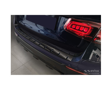 Black stainless steel bumper protector suitable for Mercedes GLC (X253) 2015-2019 & Facelift 2019- 'STRONG