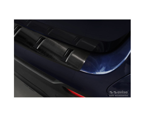 Black stainless steel bumper protector suitable for Mercedes GLC (X253) 2015-2019 & Facelift 2019- 'STRONG, Image 4