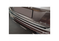 Black stainless steel bumper protector suitable for Mitsubishi Eclipse Cross PHEV Facelift 2021-