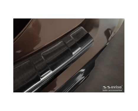 Black stainless steel bumper protector suitable for Mitsubishi Eclipse Cross PHEV Facelift 2021-, Image 3