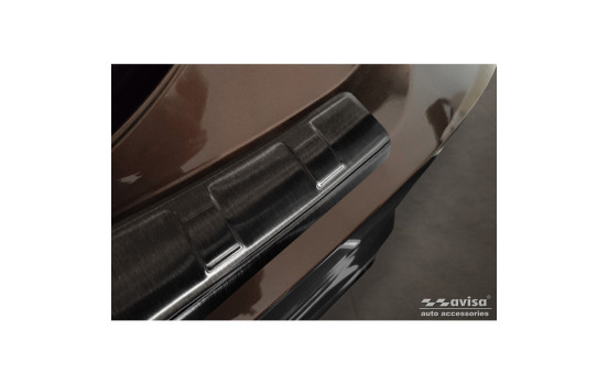 Black stainless steel bumper protector suitable for Mitsubishi Eclipse Cross PHEV Facelift 2021-, Image 3