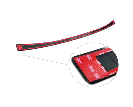 Black stainless steel bumper protector suitable for Nissan Qashqai III 2021- 'Ribs', Image 7