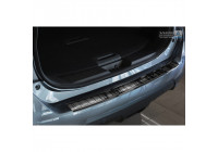 Black stainless steel bumper protector suitable for Nissan X-Trail III 2014-2017 7-Persons 'RIbs'