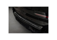 Black stainless steel bumper protector suitable for Opel Astra L HB 5-door 2021- 'Ribs'