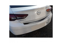 Black stainless steel bumper protector suitable for Opel Insignia Grand Sport 5-door 2017- 'Ribs'