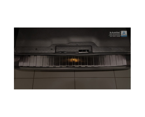 Black stainless steel bumper protector suitable for Opel Vivaro & Renault Trafic 2014- / Fiat Talento 2016-, Image 3