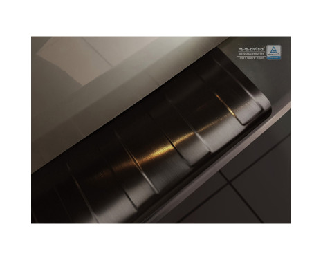 Black stainless steel bumper protector suitable for Opel Vivaro & Renault Trafic 2014- / Fiat Talento 2016-, Image 4