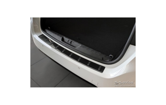 Black stainless steel bumper protector suitable for Peugeot 308 SW II 2013-2017 & Facelift 2017-2021 'STRON, Image 3