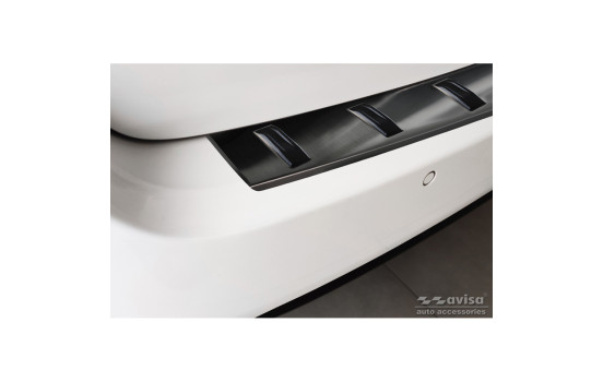 Black stainless steel bumper protector suitable for Peugeot 308 SW II 2013-2017 & Facelift 2017-2021 'STRON, Image 5