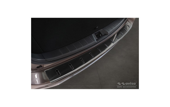 Black stainless steel bumper protector suitable for Subaru Forester (SK) 2018- 'STRONG EDITION', Image 3