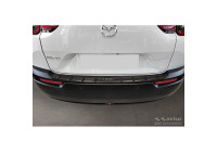 Black stainless steel bumper protector suitable for the Mazda MX-30 2020- 'STRONG EDITION'