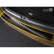 Black stainless steel bumper protector suitable for Volkswagen Golf VII HB 5-door 2012-2017 & 2017- 'Ribs', Thumbnail 2