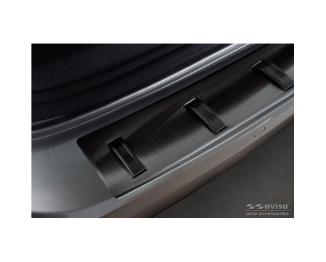 Black stainless steel bumper protector suitable for Volkswagen Golf VII Variant incl. Alltrack 2012-2017 'S, Image 4