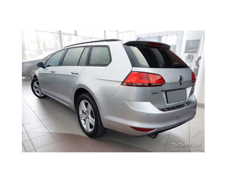Black stainless steel bumper protector suitable for Volkswagen Golf VII Variant incl. Alltrack 2012-2017 'S, Image 5