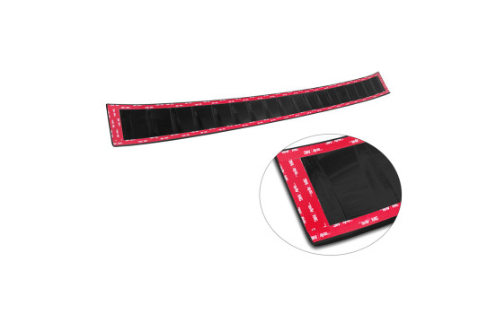 Black stainless steel bumper protector suitable for Volkswagen ID.Buzz 2022- 'Ribs', Image 7