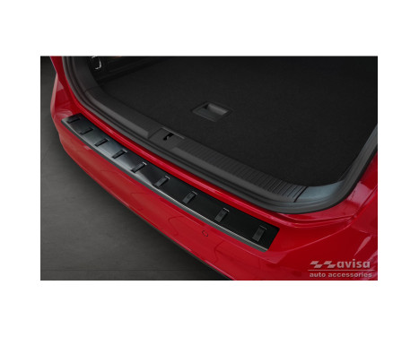 Black stainless steel bumper protector suitable for Volkswagen Passat Variant 2014-2019 & Facelift 2019- (i, Image 3