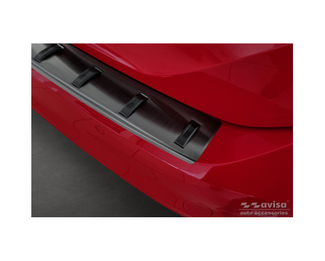 Black stainless steel bumper protector suitable for Volkswagen Passat Variant 2014-2019 & Facelift 2019- (i, Image 4