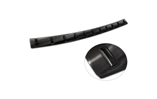 Black stainless steel bumper protector suitable for Volkswagen Sharan II & Seat Alhambra II 2010- 'STRONG E, Image 6