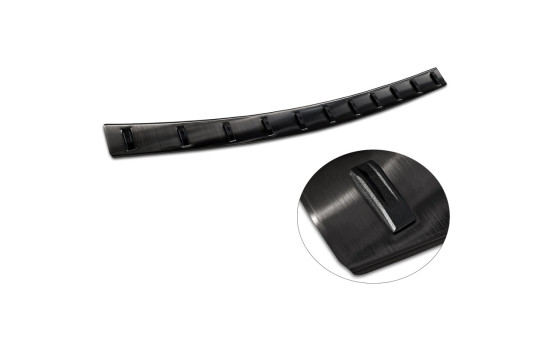 Black stainless steel bumper protector suitable for Volkswagen Tiguan II 2016-2020 & Facelift 2020- 'STRONG, Image 6
