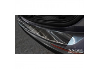 Black stainless steel bumper protector suitable for Volvo V60 II 2018- incl. Cross Country