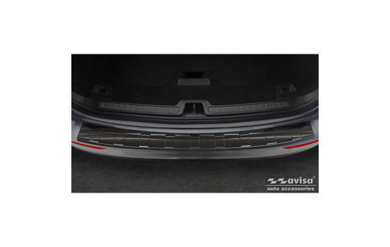 Black stainless steel bumper protector suitable for Volvo V60 II 2018- incl. Cross Country, Image 2