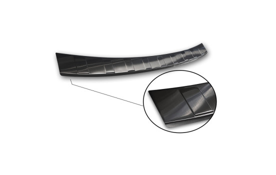 Black stainless steel bumper protector suitable for Volvo V60 II 2018- incl. Cross Country, Image 4