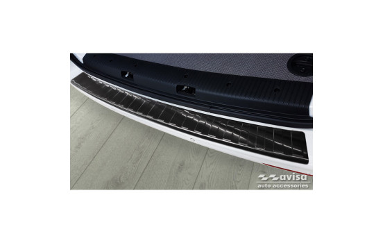Black stainless steel bumper protector suitable for VW Transporter T5 2003-2015 (all) & T6 2015- / FL 2019, Image 2