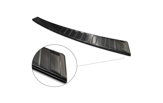 Black stainless steel bumper protector suitable for VW Transporter T5 2003-2015 (all) & T6 2015- / FL 2019, Image 5