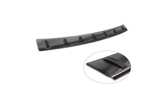 Black Stainless Steel Rear Bumper Protector Audi A6 (C8) Avant incl. S-Line 2023- 'STRONG EDITION', Image 6