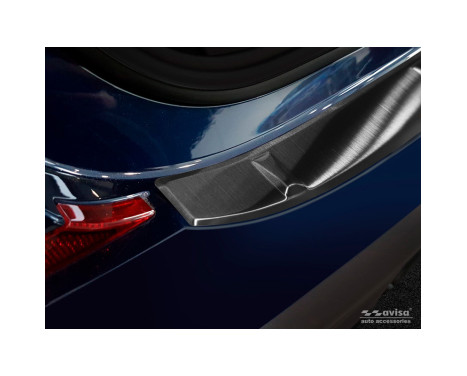 Black stainless steel rear bumper protector BMW 3-Series G20 Sedan M-Package 2018-, Image 2