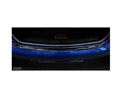 Black stainless steel rear bumper protector BMW 3-Series G20 Sedan M-Package 2018-, Image 3