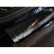Black Stainless Steel Rear bumper protector BMW 5-Series G31 Touring 2016- 'Ribs', Thumbnail 4