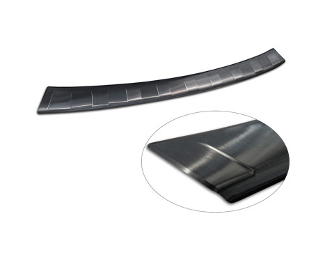 Black Stainless Steel Rear Bumper Protector Fits Ford Tourneo Courier II / Transit Courier II 2023-, Image 6