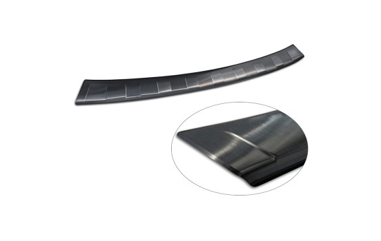Black Stainless Steel Rear Bumper Protector Fits Ford Tourneo Courier II / Transit Courier II 2023-, Image 6