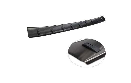 Black Stainless Steel Rear Bumper Protector for Volkswagen ID.Buzz + Cargo 2022- 'STRONG EDITION', Image 6