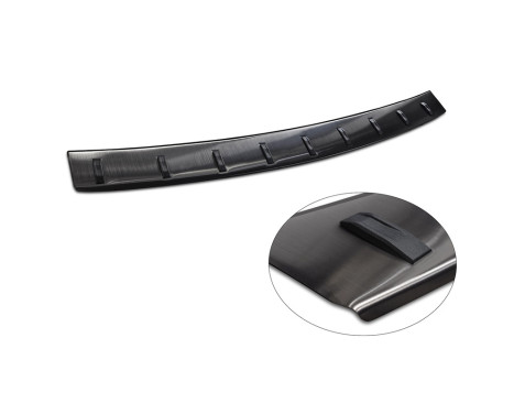 Black Stainless Steel Rear Bumper Protector for Volkswagen Passat Variant (CJ5) incl. R-Line & Hybrid, Image 6