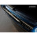 Black stainless steel rear bumper protector Mercedes B-Class W247 2018 - 'Ribs'