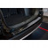 Black stainless steel rear bumper protector Mitsubishi Outlander III 2015- 'RIbs'
