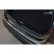 Black stainless steel rear bumper protector Nissan Qashqai II 2014-2017 'Ribs'