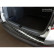 Black stainless steel rear bumper protector Skoda Karoq 2017- 'Ribs'