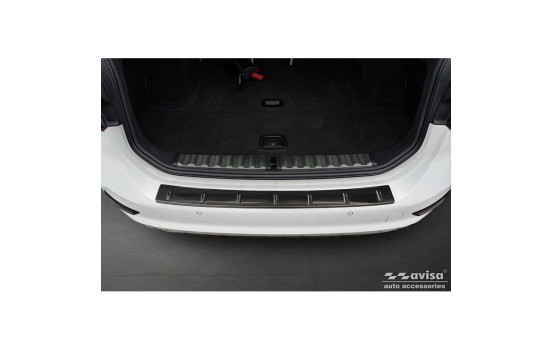 Black stainless steel rear bumper protector suitable for BMW 3 Series (G21) Touring 2019-2022 'STRONG EDITION', Image 3