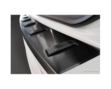 Black stainless steel rear bumper protector suitable for BMW 3 Series (G21) Touring 2019-2022 'STRONG EDITION', Image 4