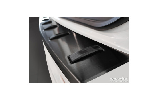 Black stainless steel rear bumper protector suitable for BMW 3 Series (G21) Touring 2019-2022 'STRONG EDITION', Image 4