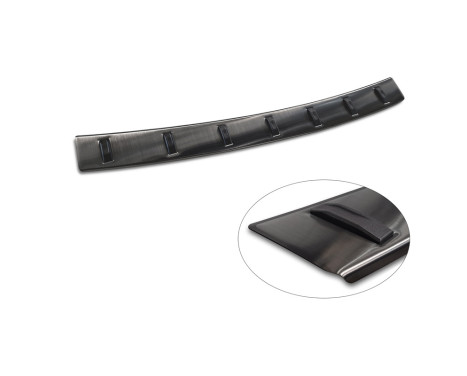 Black stainless steel rear bumper protector suitable for BMW 3 Series (G21) Touring 2019-2022 'STRONG EDITION', Image 6