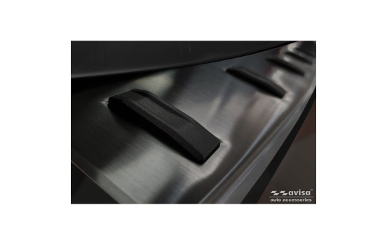 Black stainless steel rear bumper protector suitable for BMW X1 U11 / X1 U11 xLine 2022- 'STRONG EDITION', Image 4
