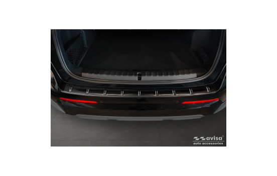 Black stainless steel rear bumper protector suitable for BMW X1 U11 / X1 U11 xLine 2022- 'STRONG EDITION', Image 5